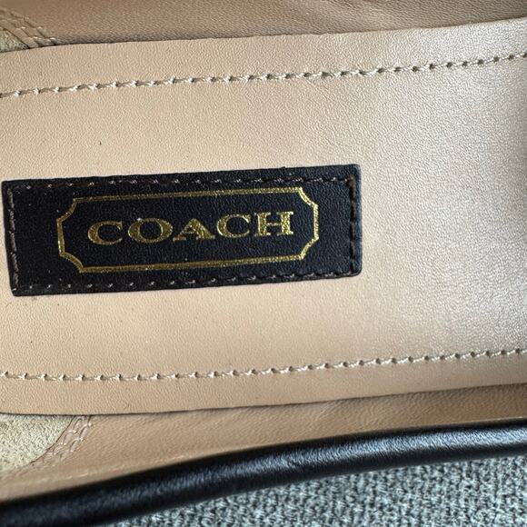 Coach Monogram Slip-on Flats Loafers Monogram Leather Preppy Sz 7.5 - Picture 12 of 12